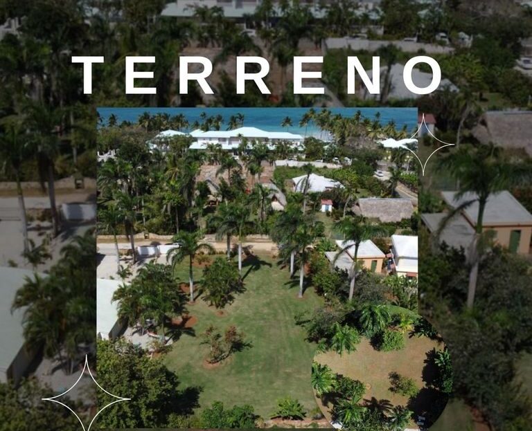 Aerial view of the land in Las Galeras